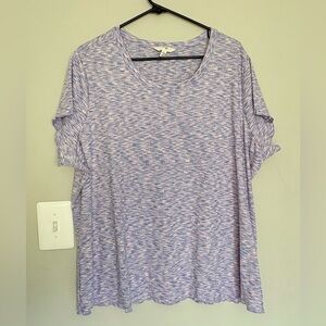 Terra & Sky Purple Relaxed Short Sleeve T-Shirt